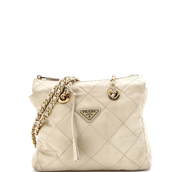 Prada Small Re-Edition 1995 Chain Tote Quilted Re-Nylon - Picture 1 of 6